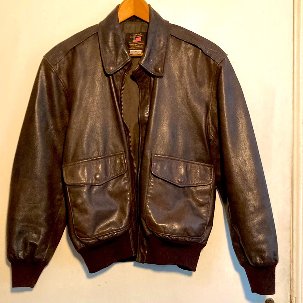 Vintage Leather Army Air Force A-2 Flight Jacket